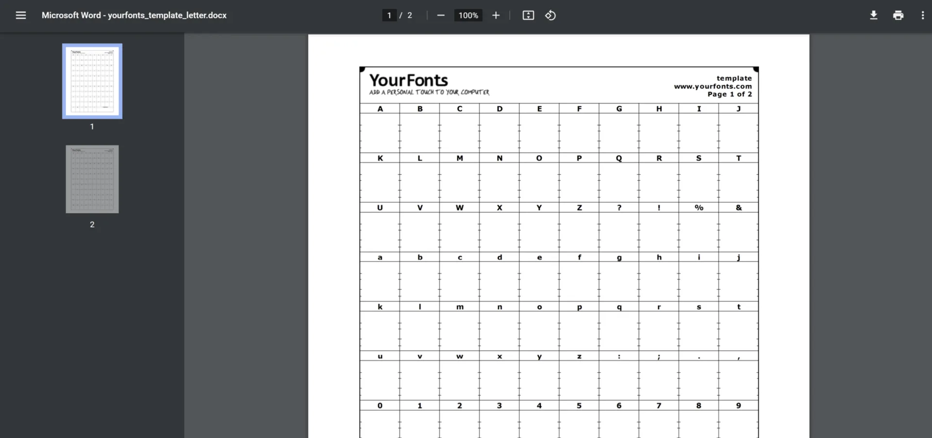 YourFonts