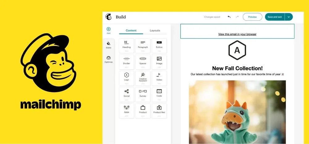 mailchimp banner