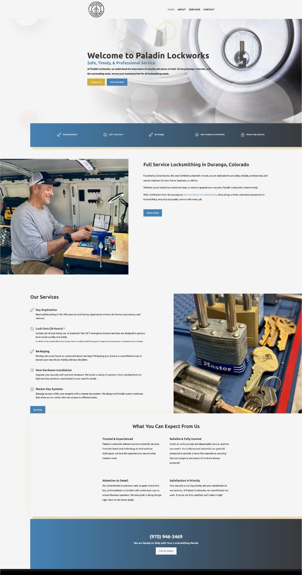 Paladin Lockworks — Animas Marketing portfolio