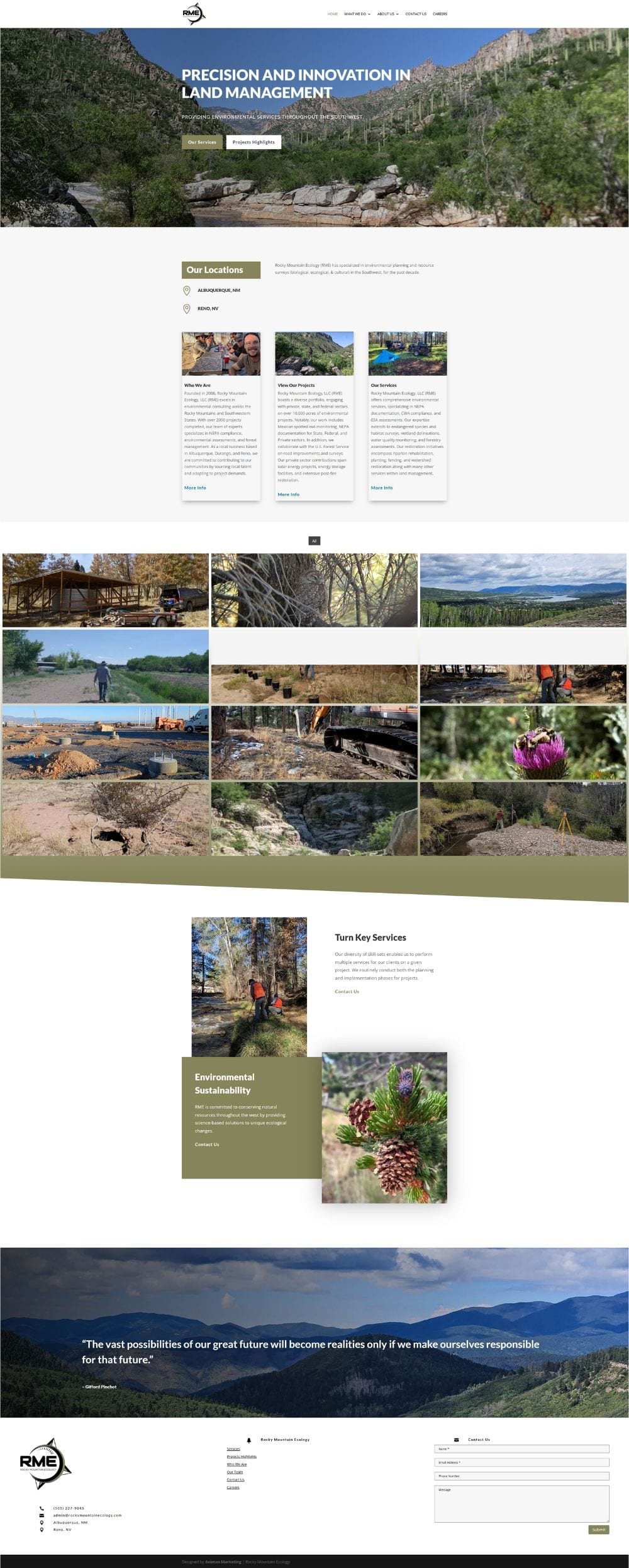Rocky Mountain Ecology — Animas Marketing portfolio