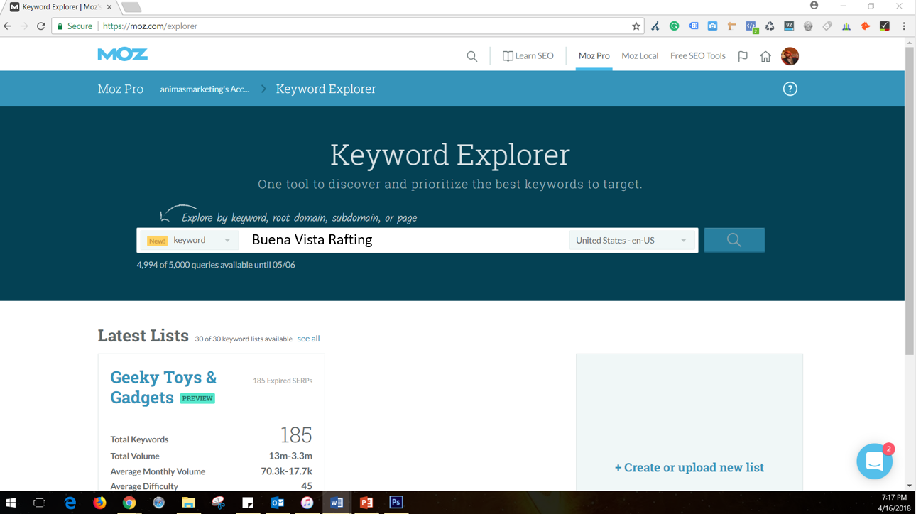 Keyword explorer что это