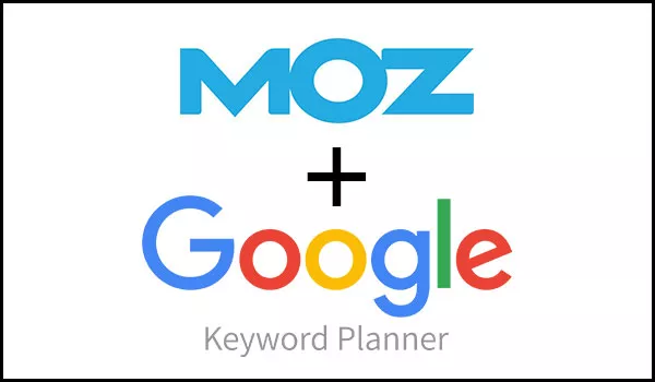 moz with google keyword planner