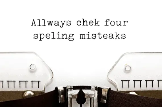 avoid spelling mistakes