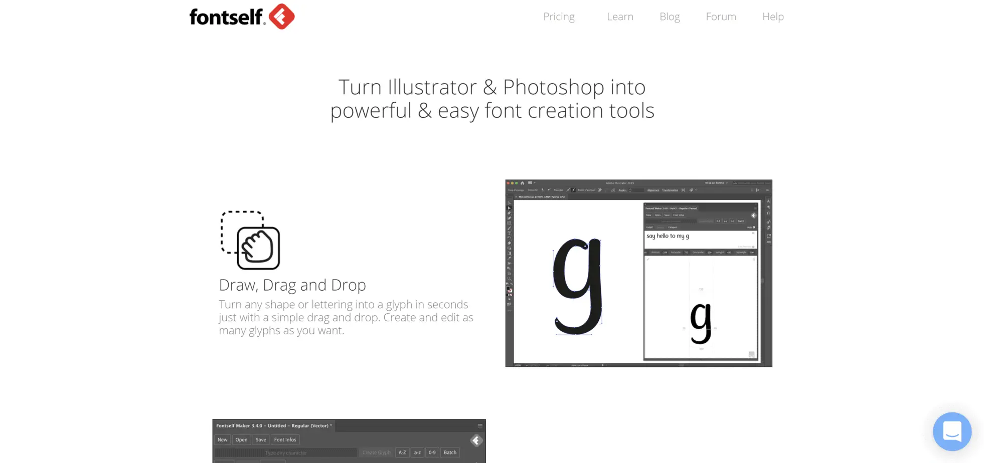 fontself illustrator font program