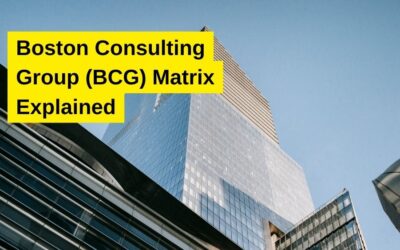 Boston Consulting Group (BCG) Matrix Explained