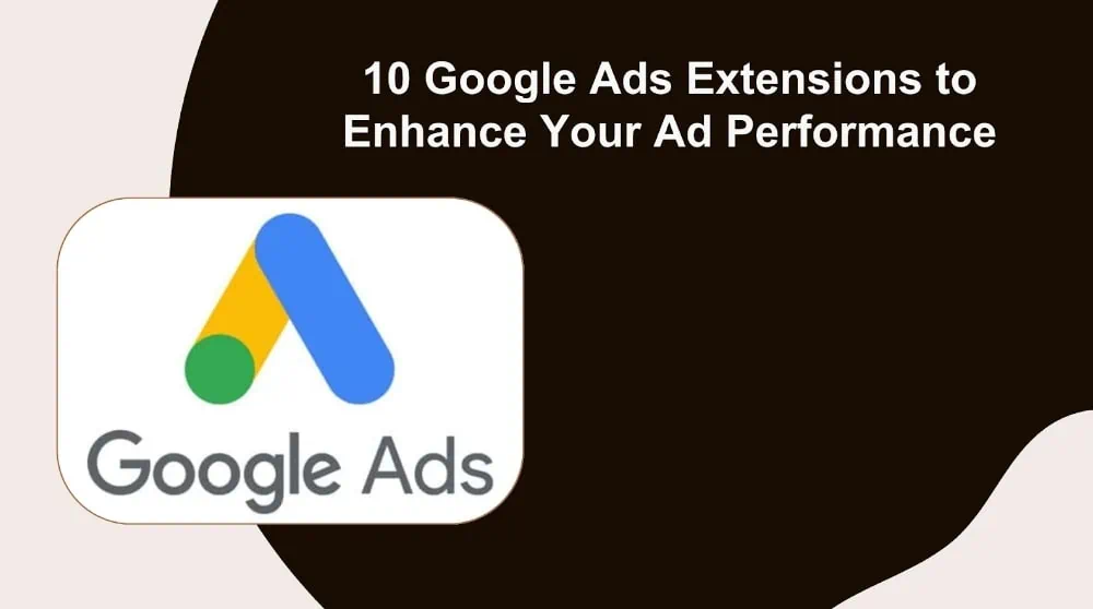 Google Ads Extensions slide