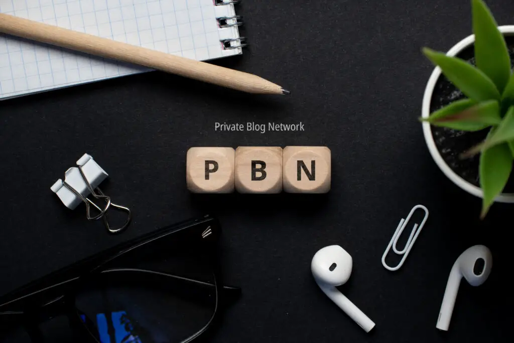 Concept business marketing acronym PBN or Private Blog Network.