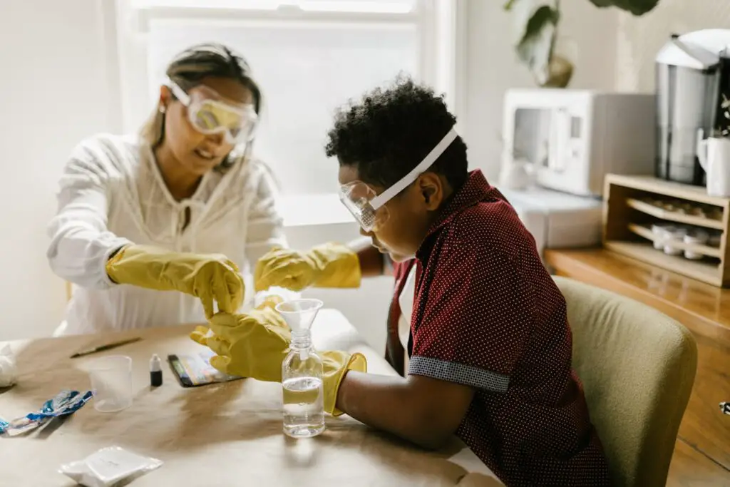 kids school laboratory setup