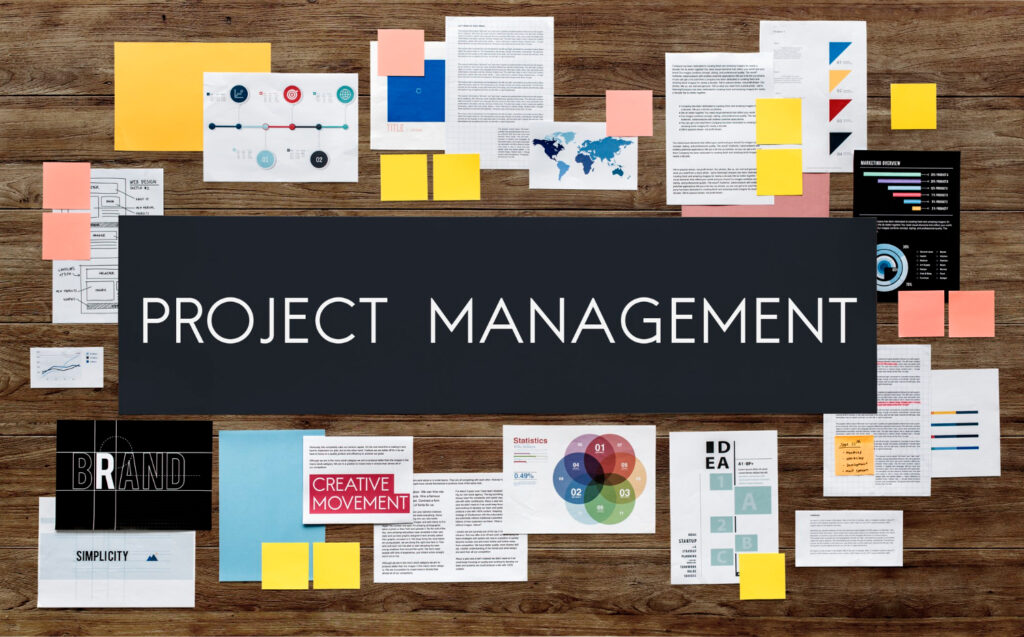 Project management concept image